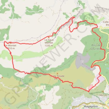 Itinéraire Circuit de la Malle, distance, dénivelé, altitude, carte, profil, trace GPS