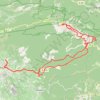 Itinéraire Beddoin Mont ventoux 1, distance, dénivelé, altitude, carte, profil, trace GPS