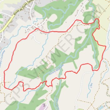 Itinéraire Boucle Davidon, distance, dénivelé, altitude, carte, profil, trace GPS