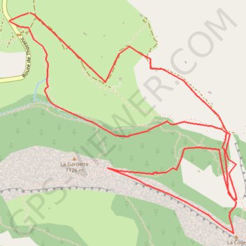 Itinéraire Le camp de la malle, distance, dénivelé, altitude, carte, profil, trace GPS