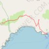 Itinéraire Capu Purcile - Presqu'île de Scandola, distance, dénivelé, altitude, carte, profil, trace GPS