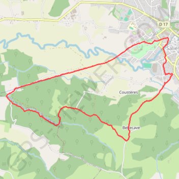 Itinéraire suuntoapp-Hiking-2022-10-06T11-54-49Z, distance, dénivelé, altitude, carte, profil, trace GPS