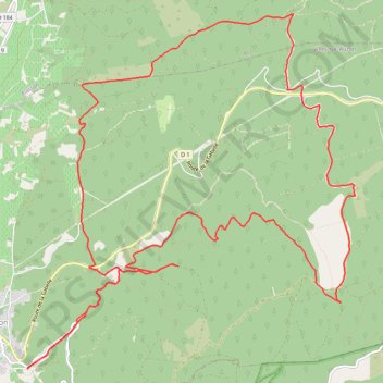Itinéraire Villes-sur-Auzon les bergeries, distance, dénivelé, altitude, carte, profil, trace GPS