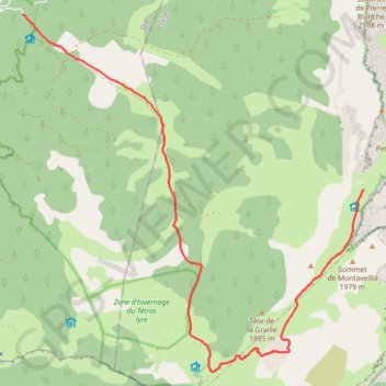 Itinéraire Retour veymont, distance, dénivelé, altitude, carte, profil, trace GPS