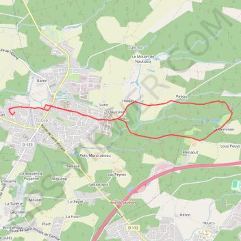 Itinéraire Tosse Curenez, distance, dénivelé, altitude, carte, profil, trace GPS