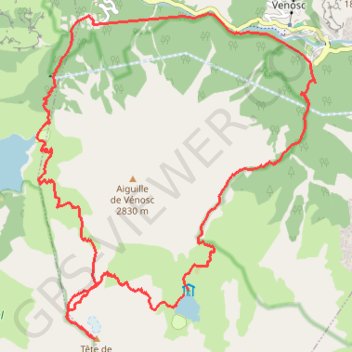 Itinéraire Tête de la Muraillette, distance, dénivelé, altitude, carte, profil, trace GPS