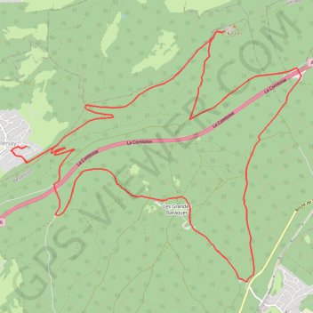 Itinéraire La dame blanche. Forêt de Chailluz. Tallenay, distance, dénivelé, altitude, carte, profil, trace GPS