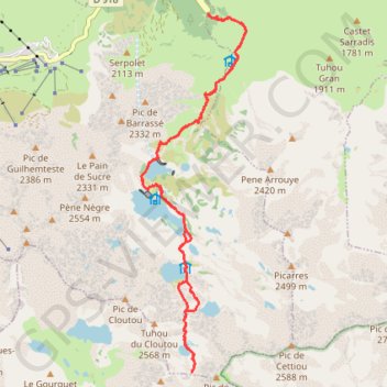 Itinéraire Col de Bastanet par le nord, distance, dénivelé, altitude, carte, profil, trace GPS