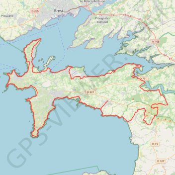 Itinéraire Grand Raid du Finistere 2024 - Grand Raid du Finistere, distance, dénivelé, altitude, carte, profil, trace GPS