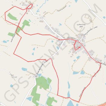 Itinéraire Boucle toponymique, distance, dénivelé, altitude, carte, profil, trace GPS