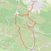 Itinéraire Aureille à Eygualières, distance, dénivelé, altitude, carte, profil, trace GPS