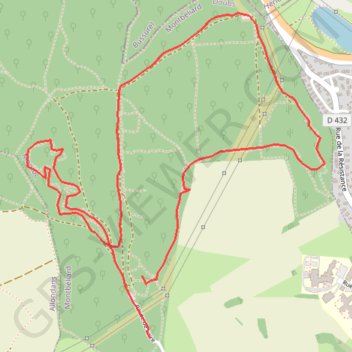 Itinéraire Le bois Bourgeois, distance, dénivelé, altitude, carte, profil, trace GPS
