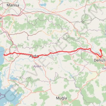 Itinéraire Turquie - Jour 3, distance, dénivelé, altitude, carte, profil, trace GPS