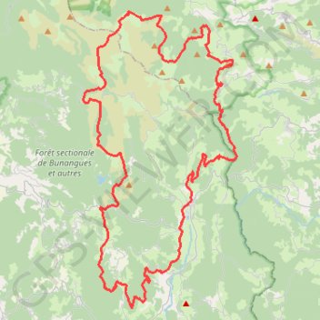 Itinéraire Rando des Crêtes du Forez - Col des Pradeaux, distance, dénivelé, altitude, carte, profil, trace GPS