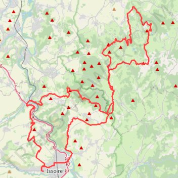 Itinéraire 22-DEC-13 06:30:07 PM, distance, dénivelé, altitude, carte, profil, trace GPS