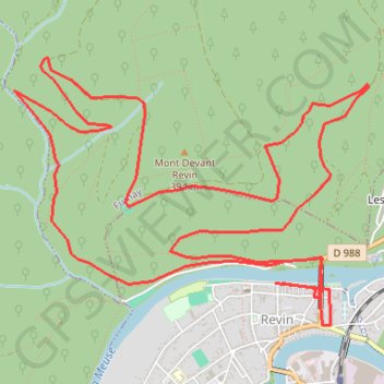 Itinéraire La promenade George Sand en Vallée de la Meuse, distance, dénivelé, altitude, carte, profil, trace GPS