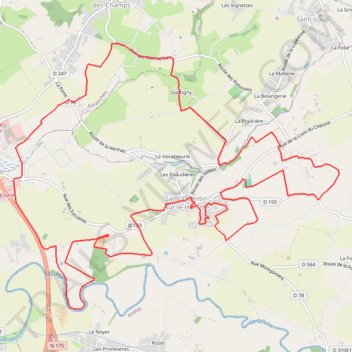 Itinéraire TRAIL DU LAIT BOUILLI 19 KM, distance, dénivelé, altitude, carte, profil, trace GPS