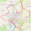 Itinéraire 12km_bourg-blanc_course du lac 2017, distance, dénivelé, altitude, carte, profil, trace GPS