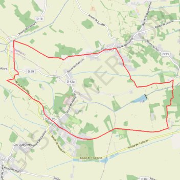 Itinéraire Chemin du Grès, distance, dénivelé, altitude, carte, profil, trace GPS