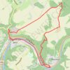 Itinéraire HASTIERE-Vélo-C6-de la vallée au plateau de Waulsort, distance, dénivelé, altitude, carte, profil, trace GPS