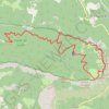 Itinéraire Les Trois Becs - Saou, distance, dénivelé, altitude, carte, profil, trace GPS