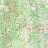 Itinéraire V2 - Chamalières (parking du Viaduc) - Laschamps (Espace Volcan), distance, dénivelé, altitude, carte, profil, trace GPS