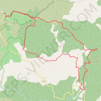 Itinéraire Boucle de La Nible, distance, dénivelé, altitude, carte, profil, trace GPS