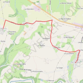 Itinéraire 0 - 1.vezins_les_biards-17338095-1784653575-686, distance, dénivelé, altitude, carte, profil, trace GPS