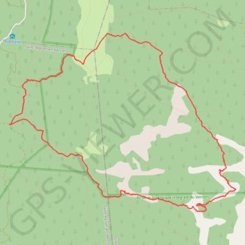 Itinéraire À travers les Erges - Saint-Agnan-en-Vercors, distance, dénivelé, altitude, carte, profil, trace GPS