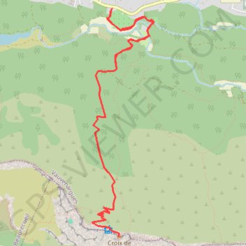 Itinéraire Croix de Provence par Venturier, distance, dénivelé, altitude, carte, profil, trace GPS