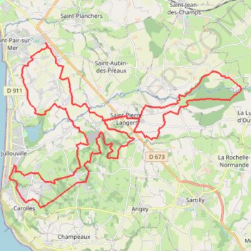 Itinéraire La VTTIST. -50km, distance, dénivelé, altitude, carte, profil, trace GPS