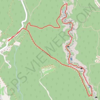 Itinéraire La Veroncle, distance, dénivelé, altitude, carte, profil, trace GPS