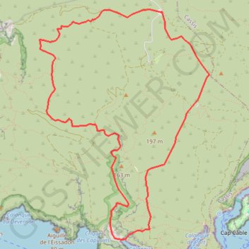 Itinéraire Aven des Marseillais, distance, dénivelé, altitude, carte, profil, trace GPS