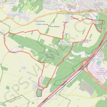 Itinéraire Rando SAINT-JEAN DE BEAUREGARD, distance, dénivelé, altitude, carte, profil, trace GPS