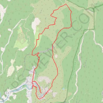 Itinéraire Aven de Valescure, distance, dénivelé, altitude, carte, profil, trace GPS