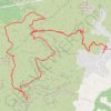 Itinéraire Lascours-Garlaban, distance, dénivelé, altitude, carte, profil, trace GPS