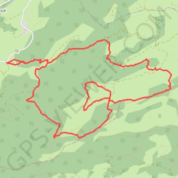 Itinéraire Un Tour sur les Frêtes et la Croix de Colomban, distance, dénivelé, altitude, carte, profil, trace GPS