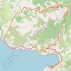 Itinéraire Valinco, distance, dénivelé, altitude, carte, profil, trace GPS
