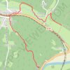 Itinéraire 10 févr. 2021 à 14:17:56, distance, dénivelé, altitude, carte, profil, trace GPS