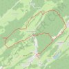 Itinéraire Tresberruy - Lamoura, distance, dénivelé, altitude, carte, profil, trace GPS