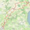 Itinéraire 3 - VTT RA 57.25 ok, distance, dénivelé, altitude, carte, profil, trace GPS