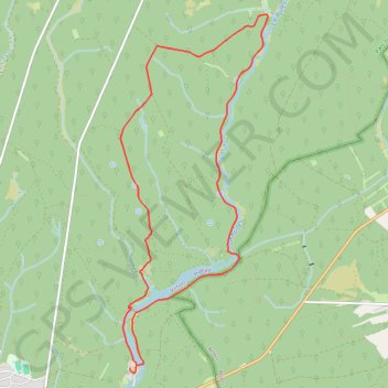 Itinéraire Marche à pied Château du Pont d'Oye (10,3km), distance, dénivelé, altitude, carte, profil, trace GPS