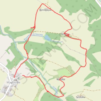 Itinéraire Xxxxx, distance, dénivelé, altitude, carte, profil, trace GPS