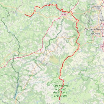 Itinéraire GR 4 : De Condat-en-Combraille à Egliseneuve-d'Entraigues (Puy-de-Dôme), distance, dénivelé, altitude, carte, profil, trace GPS