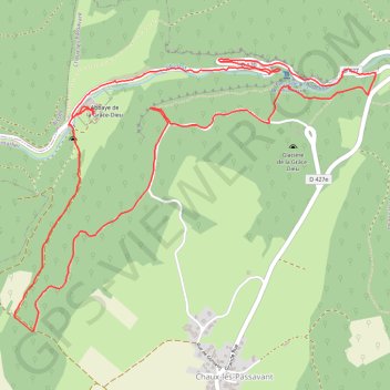 Itinéraire La Grâce Dieu, distance, dénivelé, altitude, carte, profil, trace GPS