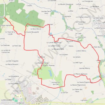 Itinéraire Hiking, distance, dénivelé, altitude, carte, profil, trace GPS