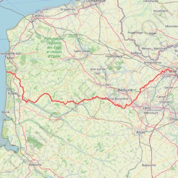 Itinéraire LH2026V6-260326-23073950, distance, dénivelé, altitude, carte, profil, trace GPS