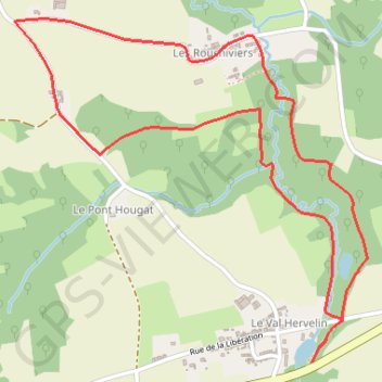 Itinéraire La vallée du Val Hervelin, distance, dénivelé, altitude, carte, profil, trace GPS