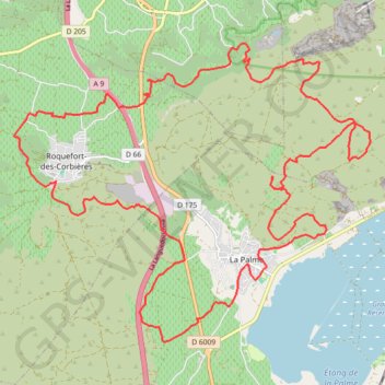 Itinéraire Boucle Vtt Lapalme, distance, dénivelé, altitude, carte, profil, trace GPS