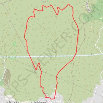 Itinéraire Caban galette des Rois, distance, dénivelé, altitude, carte, profil, trace GPS